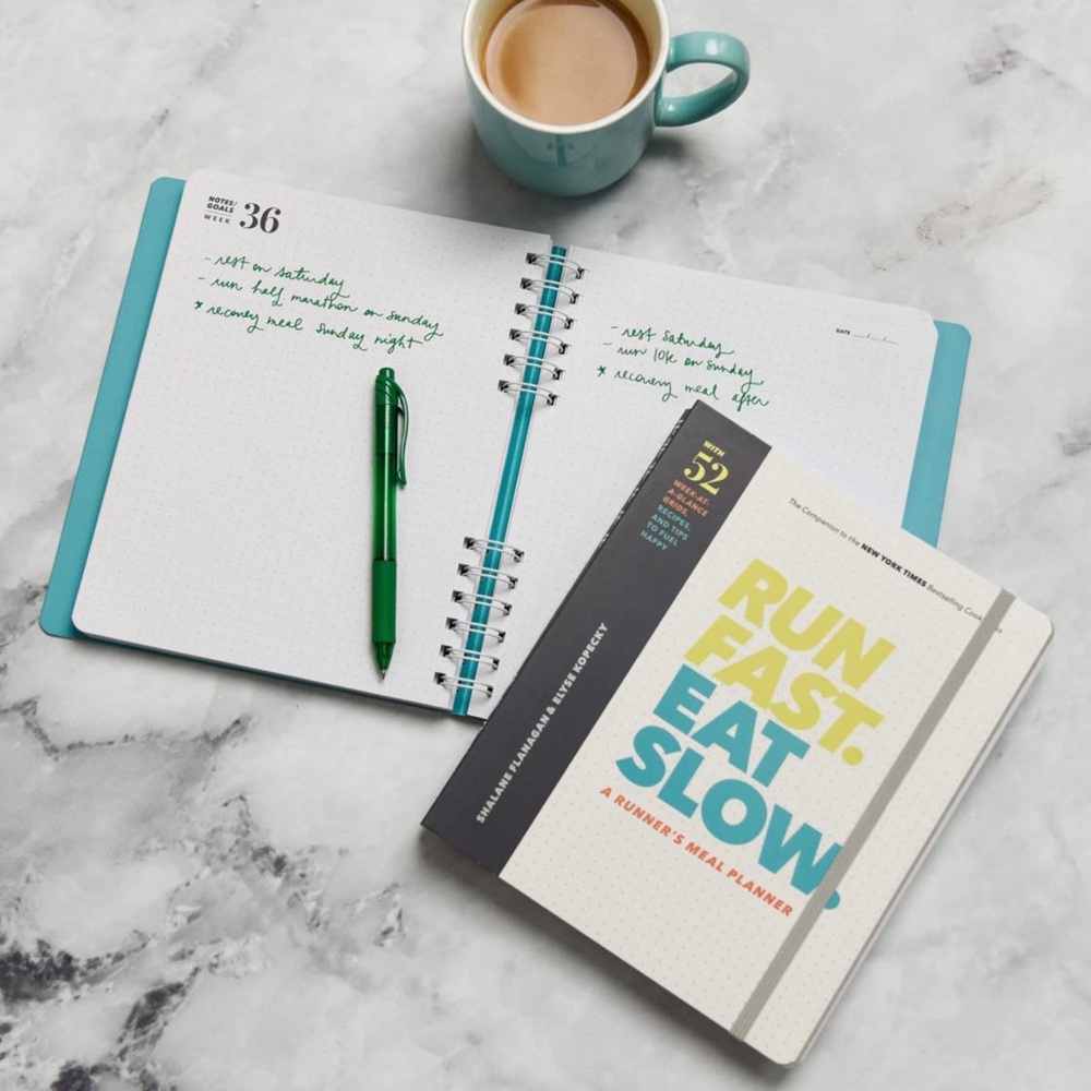 3-$10 Run Fast Eat Slow A Runner Meal Planner 52 Week Fitness Progress Tracker